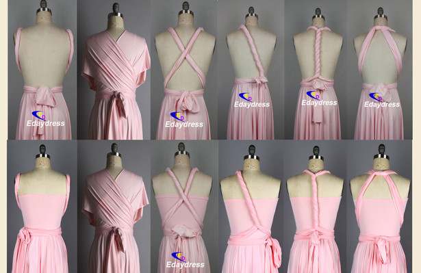 infinity dress styles front and back